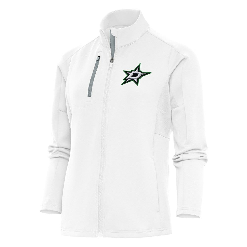 Dallas Stars Antigua Women's Team Logo Generation Full-Zip Jacket - White Jackets