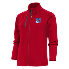 New York Rangers Antigua Women's Team Logo Generation Full-Zip Jacket - Red Jackets