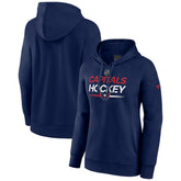 Washington Capitals Fanatics Women's Authentic Pro Pullover Hoodie - Navy Hoodies