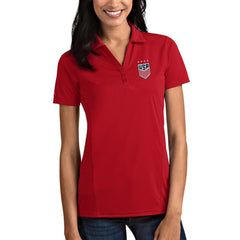 USWNT Antigua Women's Tribute Polo on sale - Red