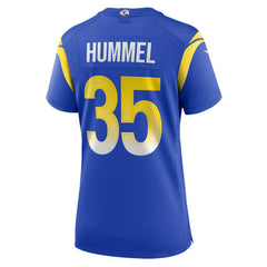 Jake Hummel Los Angeles Rams Women's Game Player Jersey - Royal outlet