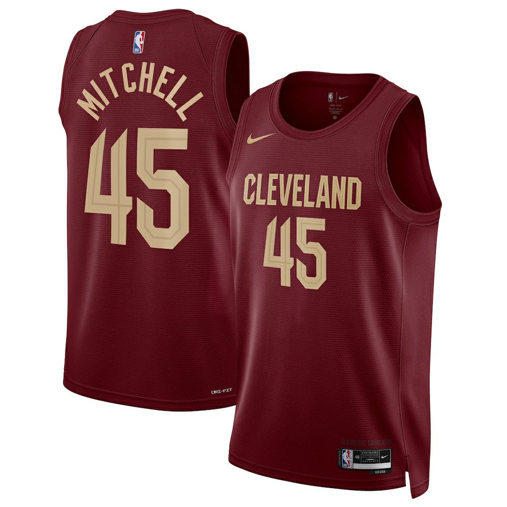 Donovan Mitchell Cleveland Cavaliers Unisex Swingman Jersey sale - Icon Editi- Wine for sale