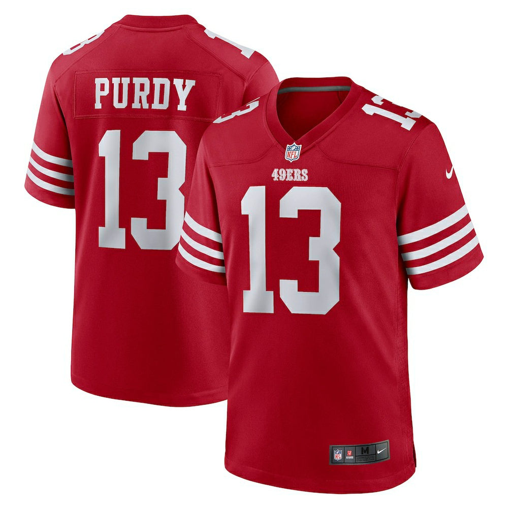 Brock Purdy San Francisco 49ers Game Player Jersey - Scarlet on sale