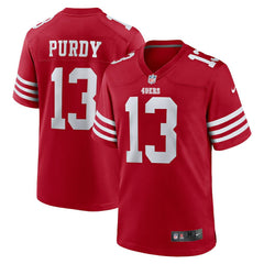 Brock Purdy San Francisco 49ers Game Player Jersey - Scarlet on sale