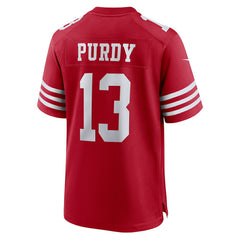 Brock Purdy San Francisco 49ers Game Player Jersey - Scarlet on sale