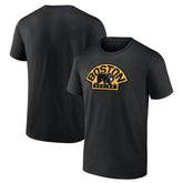 Boston Bruins Shoulder Patch Logo T-Shirt - Black T-shirts