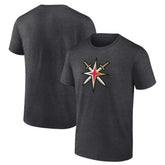 Vegas Golden Knights Shoulder Patch Logo T-Shirt - Charcoal T-shirts