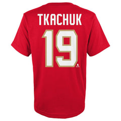 Matthew Tkachuk Florida Panthers Youth Player Name & Number T-Shirt - Red T-shirts