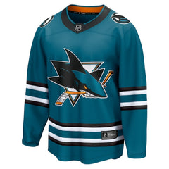 San Jose Sharks Fanatics Home Breakaway Jersey - Teal Jerseys