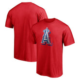 Los Angeles Angels Red White and Team T-Shirt Red