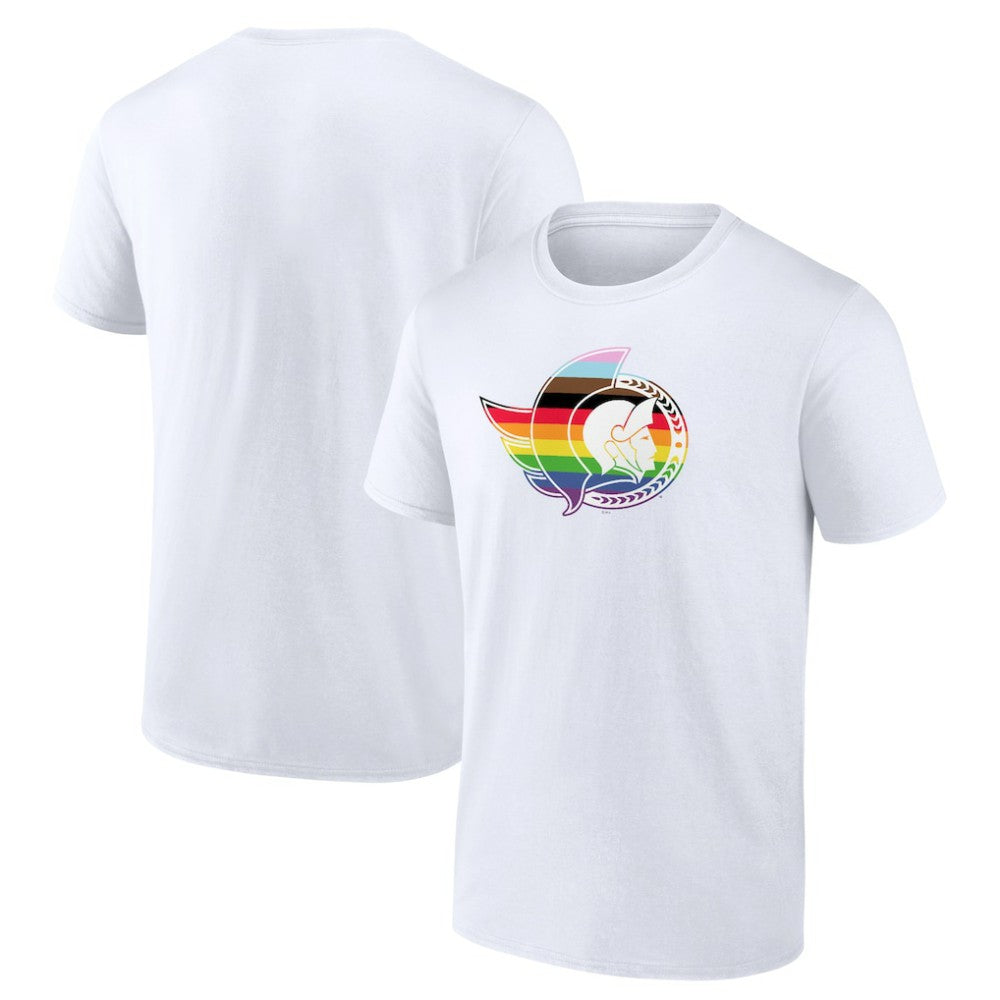 Ottawa Senators Team Pride Logo T-Shirt - White T-shirts