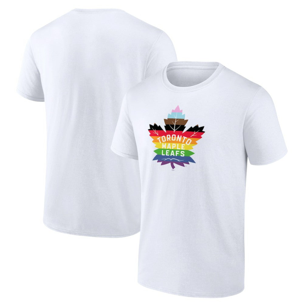 Toronto Maple Leafs Team Pride Logo T-Shirt - White T-shirts