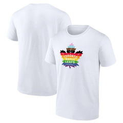 Toronto Maple Leafs Team Pride Logo T-Shirt - White T-shirts