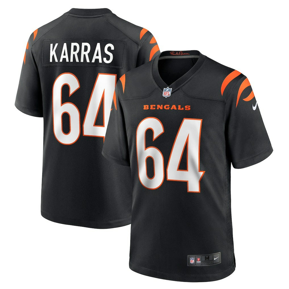 Ted Karras Cincinnati Bengals Game Player Jersey - Black for sale