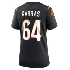 Ted Karras Cincinnati Bengals Women's Game Player Jersey - Black for sale