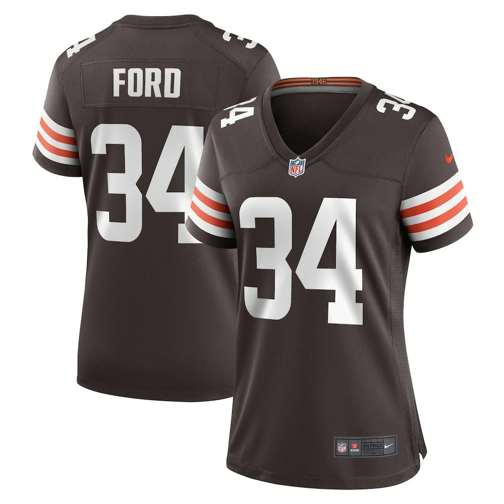 Jerome Ford Cleveland Browns Women's Game Player Jersey - Brown discount