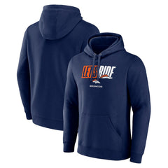 Denver Broncos Let's Ride Pullover Hoodie - Navy for sale
