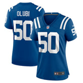 Segun Olubi Indianapolis Colts Women's Game Player Jersey - Royal for sale