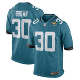 Montaric Brown Jacksonville Jaguars Game Player Jersey - Teal online