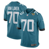 Cole Van Lanen Jacksonville Jaguars Game Player Jersey - Teal sale