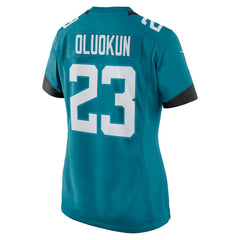 Foyesade Oluokun Jacksonville Jaguars Women's Game Player Jersey - Teal cheap