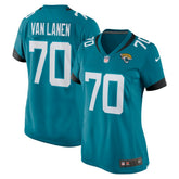 Cole Van Lanen Jacksonville Jaguars Women's Game Player Jersey - Teal for sale