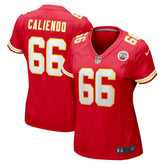 Mike Caliendo Kansas City Chiefs Women's Game Player Jersey - Red outlet