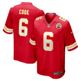 Bryan Cook Kansas City Chiefs Game Player Jersey - Red cheap