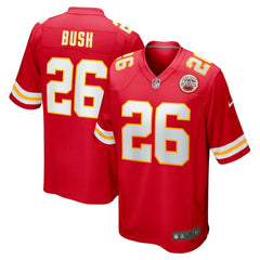Deon Bush Kansas City Chiefs Game Player Jersey - Red discount