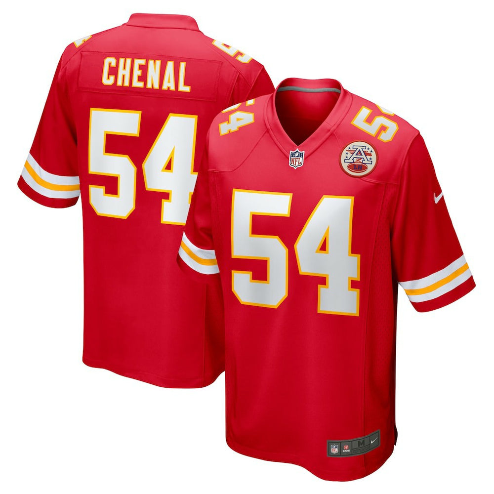 Leo Chenal Kansas City Chiefs Game Player Jersey - Red for sale