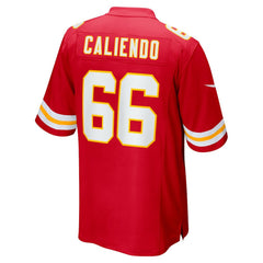 Mike Caliendo Kansas City Chiefs Game Player Jersey - Red on sale