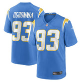 Otito Ogbonnia Los Angeles Chargers Game Player Jersey - Powder Blue for sale