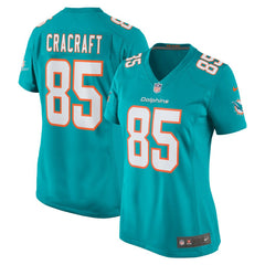 River Cracraft Miami Dolphins Women's Game Player Jersey - Aqua sale