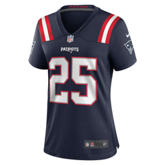 Marcus Jones New England Patriots Women's Game Jersey - Navy on sale