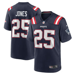 Marcus Jones New England Patriots Game Player Jersey - Navy for sale