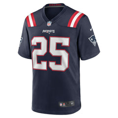 Marcus Jones New England Patriots Game Player Jersey - Navy for sale