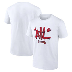 Atlanta Braves ATL Tag T-Shirt White