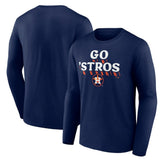 Houston Astros Go Stros Long Sleeve T-Shirt Navy