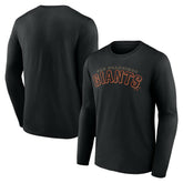San Francisco Giants Giants Alternate Club Lettering Long Sleeve T-Shirt Black