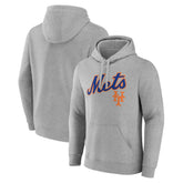 New York Mets Wahconah Pullover Hoodie Gray