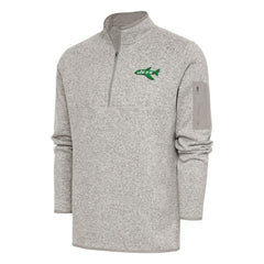 New York Jets Antigua Throwback Fortune Quarter-Zip Pullover Jacket - Oatmeal online