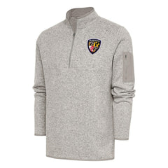 Baltimore Ravens Antigua Throwback Fortune Quarter-Zip Pullover Jacket - Oatmeal online