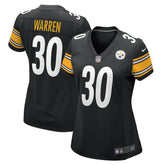 Jaylen Warren Pittsburgh Steelers Women's Game Player Jersey - Black on sale