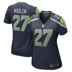 Riq Woolen Seattle Seahawks Women's Team Game Jersey - College Navy cheap