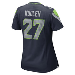 Riq Woolen Seattle Seahawks Women's Team Game Jersey - College Navy cheap