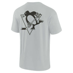 Pittsburgh Penguins Fanatics Unisex Elements Super Soft Short Sleeve T-Shirt - Gray T-shirts