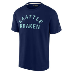 Seattle Kraken Fanatics Unisex Elements Super Soft Short Sleeve T-Shirt - Navy T-shirts