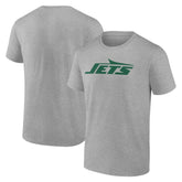 New York Jets Primary Logo T-Shirt - Heather Gray discount