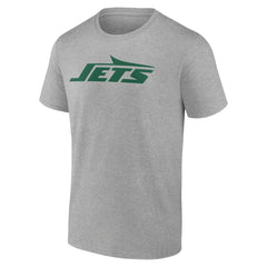 New York Jets Primary Logo T-Shirt - Heather Gray discount