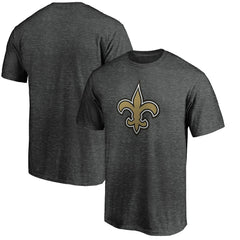 New Orleans Saints Primary Logo T-Shirt - Heather Charcoal sale